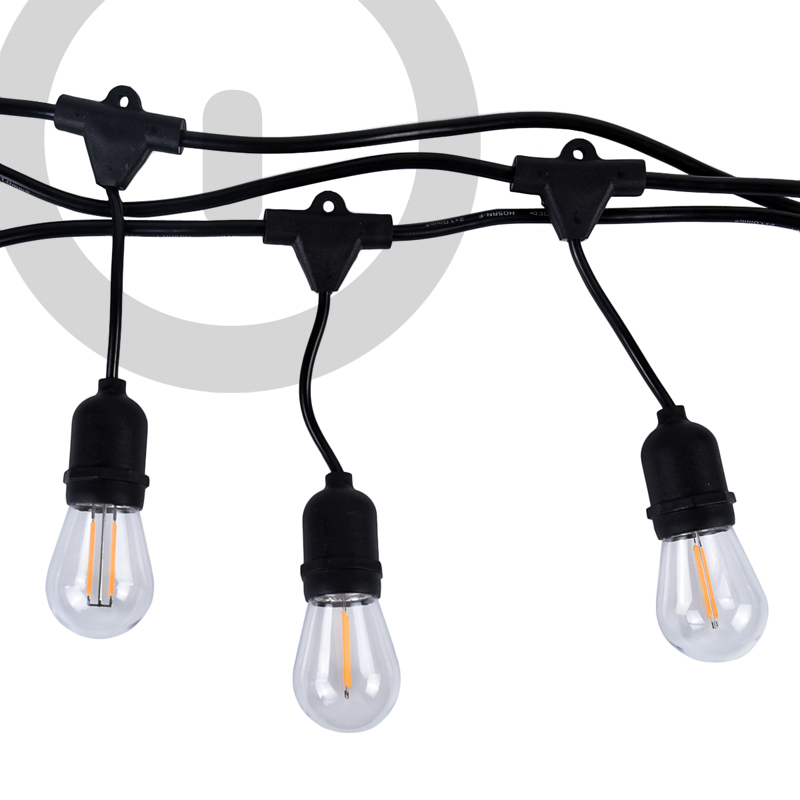 Dettaglio_Catenaria_E27_5M_10_Attacchi_Cavo_Nero_per_Illuminazione_Decorativa