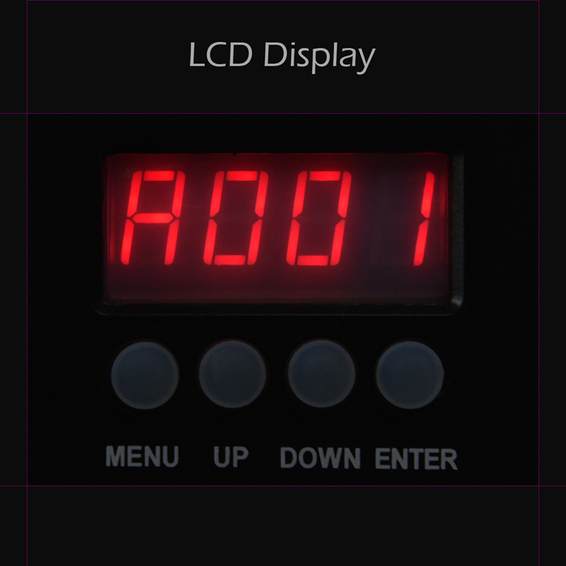 Illuminazione LED Esterna Par 9x10 RGBW IP65 per Eventi Display LCD Acceso Acqua Par LED 9x10