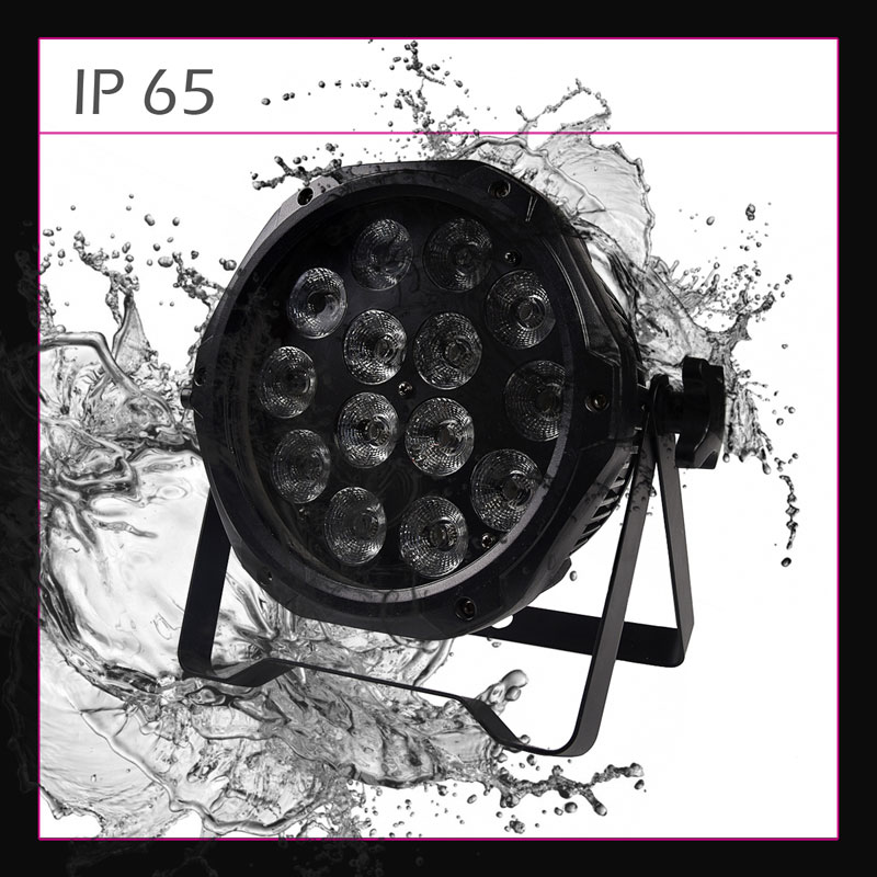Par LED Esterno 14x10W RGBW-A-UV Illuminazione di Alta Qualità Outdoor Infografica Par LED 14x10 con Schizzi di Acqua