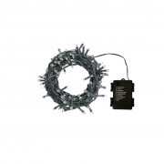 CATENA LUMINOSA MULTICOLORE DA ESTERNO 7M IP44 CON ALIMENTAZIONE A BATTERIA DECORAZIONE FESTIVA VERSATILE