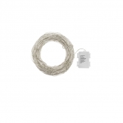CATENA LUMINOSA LED DA ESTERNO IN FILO DI RAME CON 100 LUCI BIANCHE FLESSIBILE E IMPERMEABILE IP44 IDEALE PER DECORAZIONI GIARDINI GAZEBI E PATII