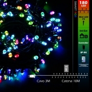 Catena 180 LED 31v Smart Luce RGB 18M Cavo Verde