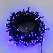 CATENA LUMINOSA LED BLU DI ALTA QUALITA' DA 25 METRI CON 500 LUCI TECNOLOGIA ENERGETICA AVANZATA E 8 MODALITA' DI ILLUMINAZIONE VERSATILI